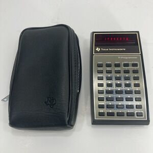 Vintage Texas Instruments Calculator TI Programmer HEX OCTAL 9v - EXCELLENT COND